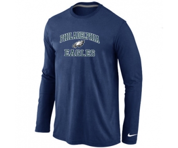 Nike Philadelphia Eagles Heart & Soul Long Sleeve T-Shirt D.Blue