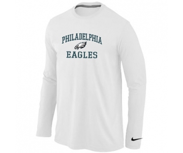 Nike Philadelphia Eagles Heart & Soul Long Sleeve T-Shirt White