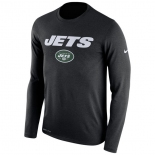 New York Jets Nike Legend Essential Lock Up Performance Long Sleeve T-Shirt Black