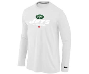 Nike New York Jets Critical Victory Long Sleeve T-Shirt White