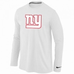 Nike New York Giants Logo Long Sleeve T-Shirt WHITE
