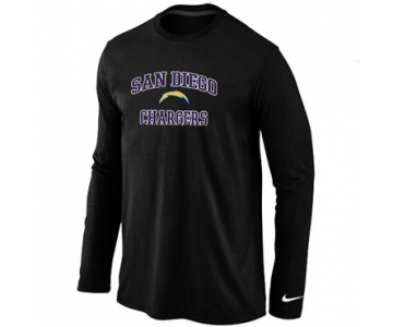 Nike San Diego Chargers Heart & Soul Long Sleeve T-Shirt Black