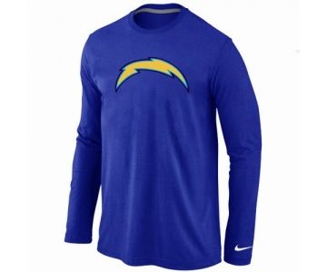 Nike San Diego Chargers Logo Long Sleeve T-Shirt BLUE