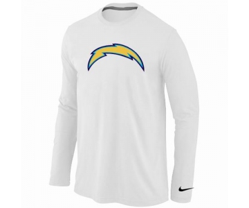 Nike San Diego Chargers Logo Long Sleeve T-Shirt WHITE
