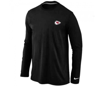 Kansas City Chiefs Logo Long Sleeve T-Shirt Black