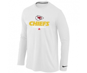 Nike Kansas City Chiefs Critical Victory Long Sleeve T-Shirt White