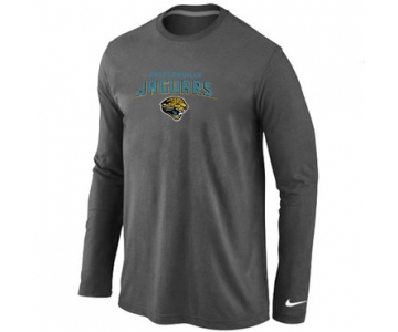 Nike Jacksonville Jaguars Heart & Soul Long Sleeve T-Shirt D.Grey