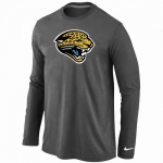 Nike Jacksonville Jaguars Logo Long Sleeve T-Shirt D.Grey