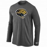 Nike Jacksonville Jaguars Logo Long Sleeve T-Shirt D.Grey