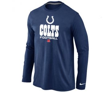 Nike Indianapolis Colts Critical Victory Long Sleeve T-Shirt D.Blue