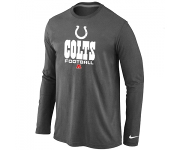 Nike Indianapolis Colts Critical Victory Long Sleeve T-Shirt D.Grey