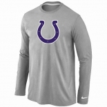 Nike Indianapolis Colts Logo Long Sleeve T-Shirt Grey