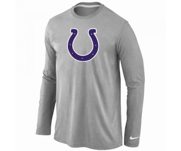 Nike Indianapolis Colts Logo Long Sleeve T-Shirt Grey