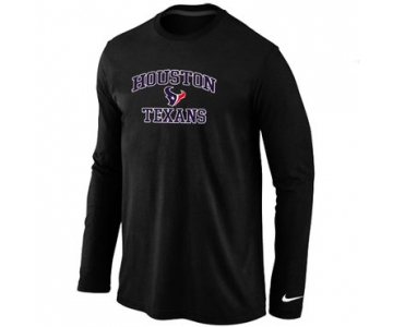Nike Houston Texans Heart & Soul Long Sleeve T-Shirt Black