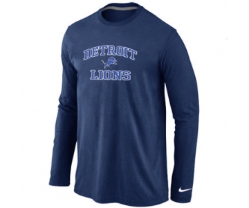 Nike Detroit Lions Heart & Soul Long Sleeve T-Shirt D.Blue