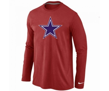 Nike Dallas Cowboys Logo Long Sleeve T-Shirt RED