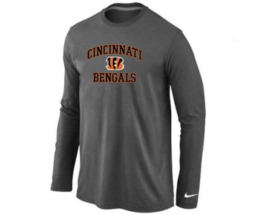 Nike Cincinnati Bengals Heart & Soul Long Sleeve T-Shirt D.Grey