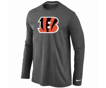 Nike Cincinnati Bengals Logo Long Sleeve T-Shirt D.Grey