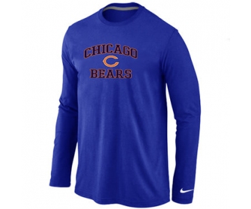 Nike Chicago Bears Heart & Soul Long Sleeve T-Shirt Blue
