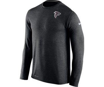 Nike Atlanta Falcons Black Dri-Fit Touch Long Sleeve Performance Men's T-Shirt