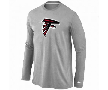 Nike Atlanta Falcons Logo Long Sleeve T-Shirt Grey