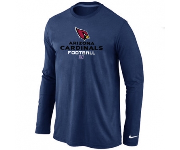 Nike Arizona Cardinals Critical Victory Long Sleeve T-Shirt D.Blue