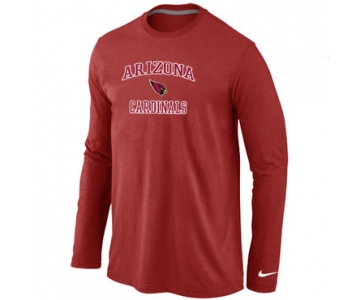Nike Arizona Cardinals Heart & Soul Long Sleeve T-Shirt RED