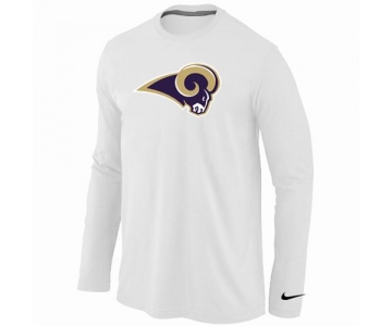 Nike St.Louis Rams Logo Long Sleeve T-Shirt WHITE