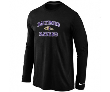 Nike Baltimore Ravens Heart & Soul Long Sleeve T-Shirt Black