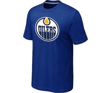 NHL Edmonton Oilers Big & Tall Logo Blue T-Shirt