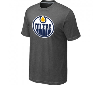 NHL Edmonton Oilers Big & Tall Logo D.Grey T-Shirt