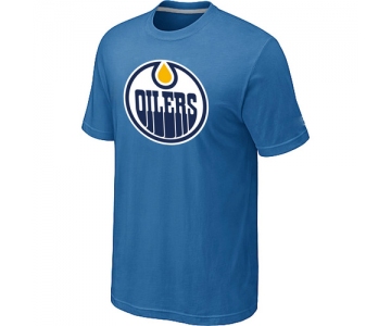 NHL Edmonton Oilers Big & Tall Logo light Blue T-Shirt