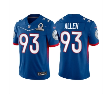Men's Washington Football Team #93 Jonathan Allen 2022 Royal NFC Pro Bowl Stitched Jersey