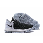 Wholesale Cheap Nike KD 10 Shoes Black White