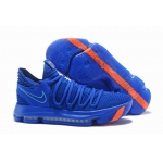 Wholesale Cheap Nike KD 10 Shoes China Blue