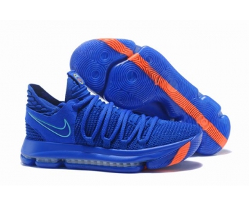 Wholesale Cheap Nike KD 10 Shoes China Blue