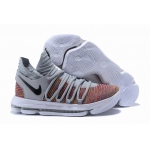 Wholesale Cheap Nike KD 10 Shoes Cool Grey Colors Black