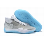 Wholesale Cheap Nike KD 12 Men Shoes Grey White