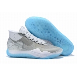 Wholesale Cheap Nike KD 12 Men Shoes Grey White