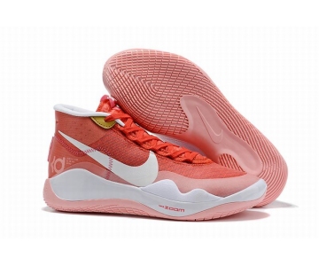 Wholesale Cheap Nike KD 12 Men Shoes Red White