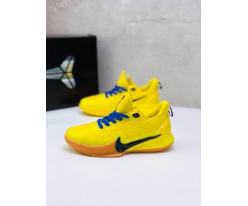 Wholesale Cheap Nike Kobe Mamba Focus 5 Kid Shoes Yellow Blue