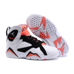 Wholesale Cheap Kids' Air Jordan 7 Retro Shoes White/red-black