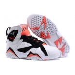 Wholesale Cheap Kids' Air Jordan 7 Retro Shoes White/red-black