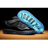 Wholesale Cheap Air Jordan 11 Kid & Baby shoes Black/Gamma Blue