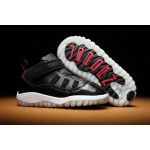 Wholesale Cheap Air Jordan 11 Kid & Baby shoes Black/Red