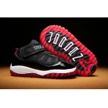 Wholesale Cheap Air Jordan 11 Kid & Baby shoes Black/White-Red