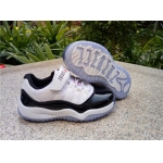 Wholesale Cheap Kids Air Jordan 11 Low Shoes White/Black