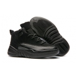 Wholesale Cheap Kids Air Jordan 12 OVO Black