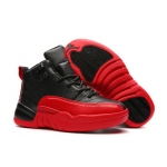 Wholesale Cheap Kids Air Jordan 12 flu game Hot red/black