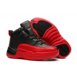 Wholesale Cheap Kids Air Jordan 12 flu game Hot red/black